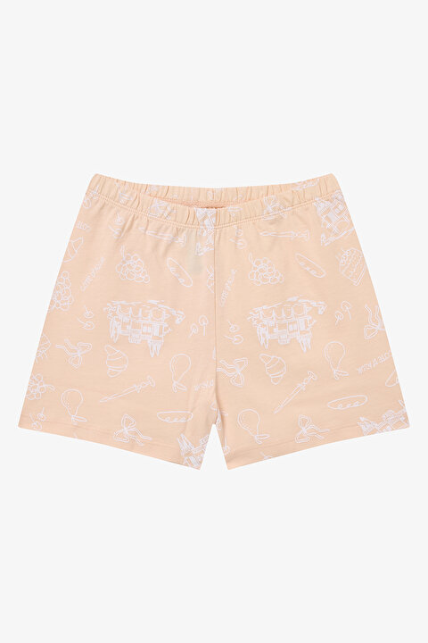 Kız Çocuk Cote D'Azur Pamuklu Çok Renkli 2li Pijama Takımı - 5