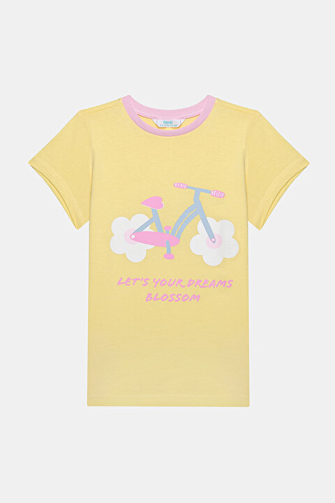 Kız Çocuk Daisy Çok Renkli Pamuklu Pijama Takımı - 8