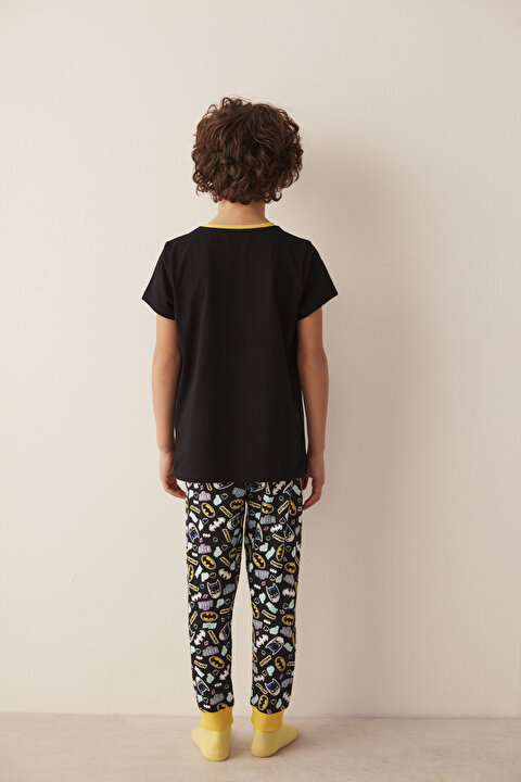 Siyah Lic Batman 2 Pack Pijama Takımı - 5