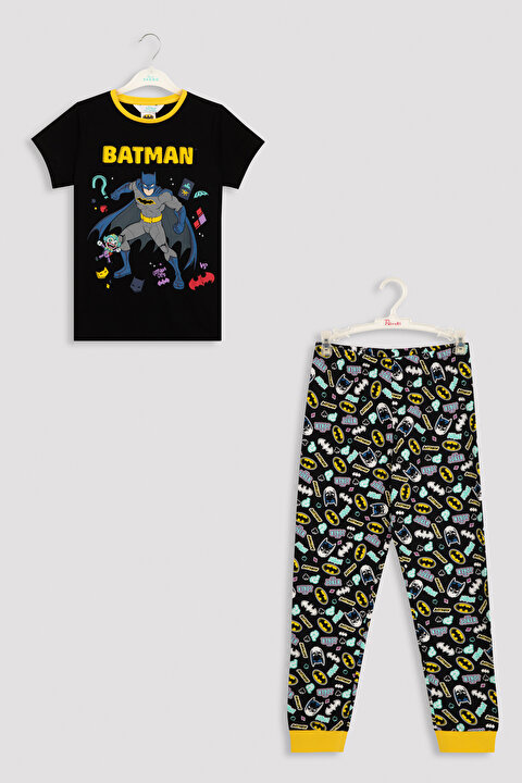 Siyah Lic Batman 2 Pack Pijama Takımı - 6