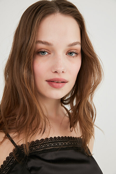 Laila Satin Atlet Şort Pijama Takımı - 3