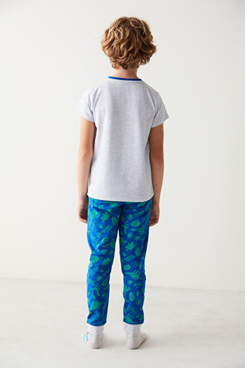 Boys Dinosaur Printed PJ Set - 5