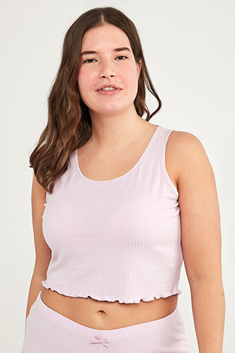 Lilac Love Crop Atlet - 4