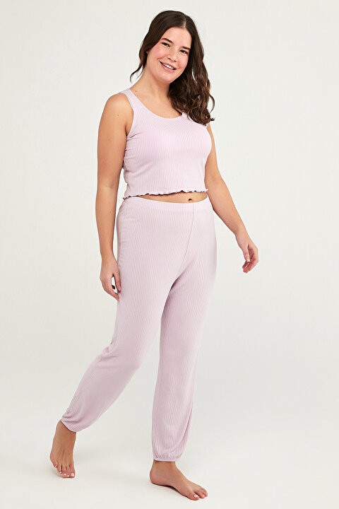 Lilac Love Crop Atlet - 6