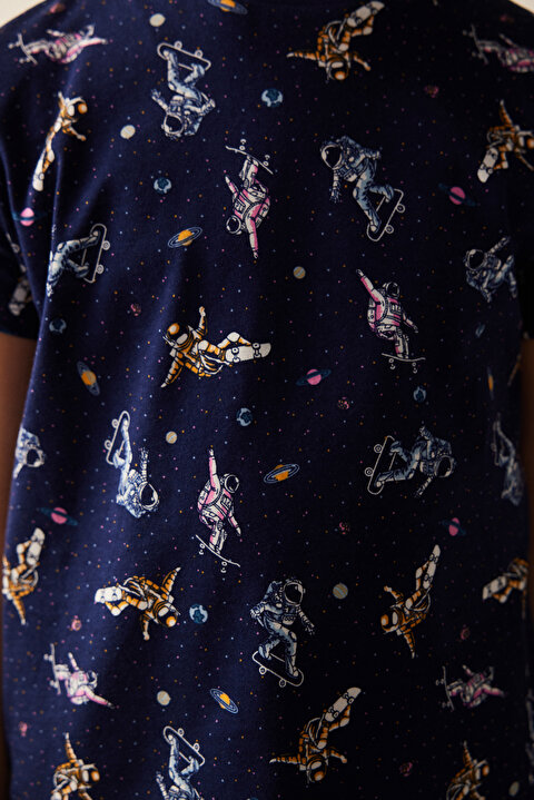 White Boys Astronaut PJ Set - 6
