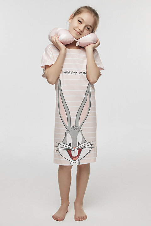 Teen Lic Bugs Bunny Gecelik PN7RM0O920IY-PN3 - Pembe - Penti