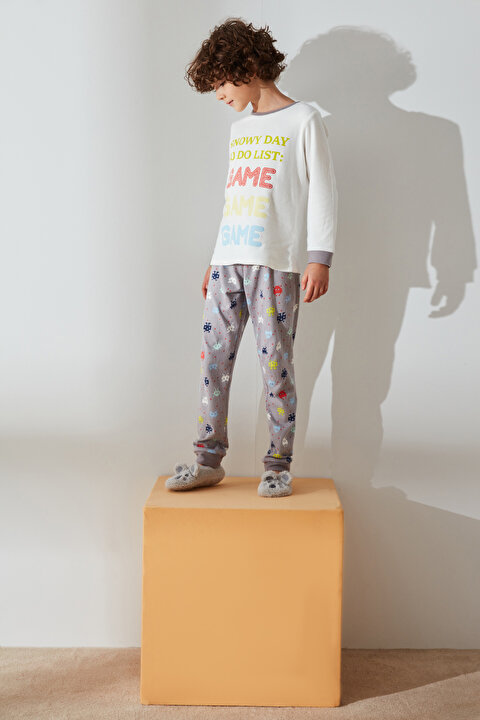 Erkek Çocuk Game Termal 2li Pijama Takımı - 3