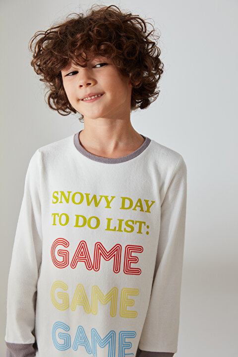 Erkek Çocuk Game Termal 2li Pijama Takımı - 4