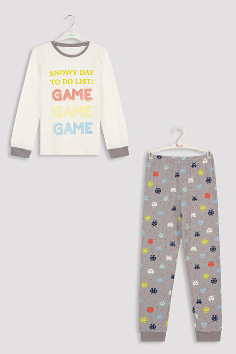 Erkek Çocuk Game Termal 2li Pijama Takımı - 6