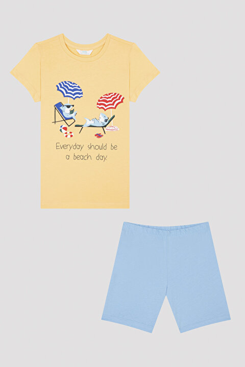 Boys Sharks On The Beach SSS 2in1 PJ Set - 8
