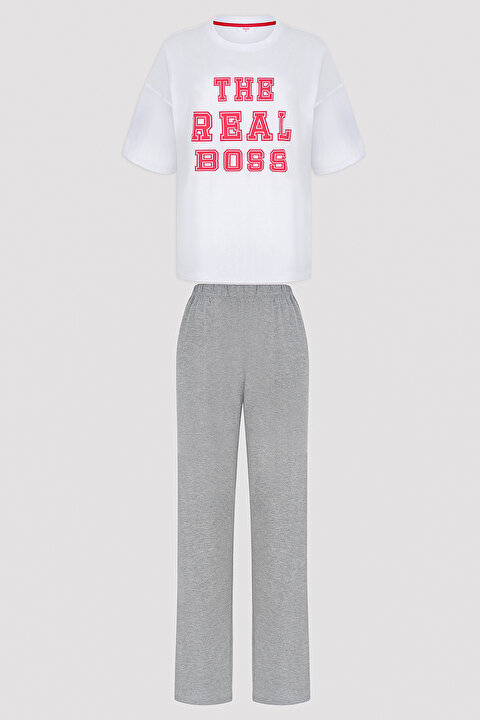 Real Boss PJ Set PNB81VH524IY MIX MIX Penti