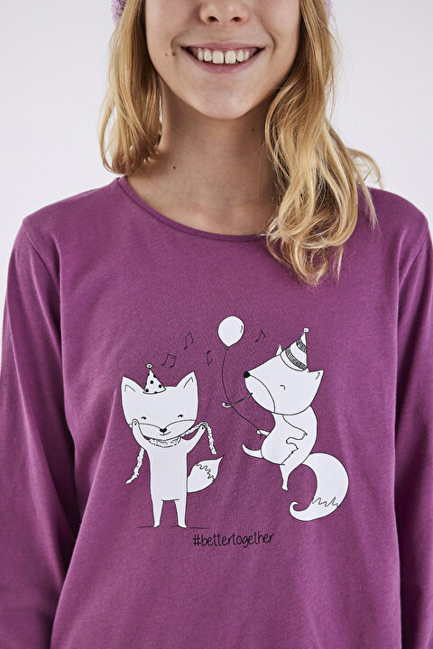 Teen Foxy 2li Pijama Takımı - 6