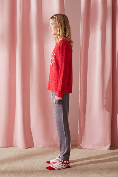 Teen Sweet Home 2li Pijama Takımı - 3