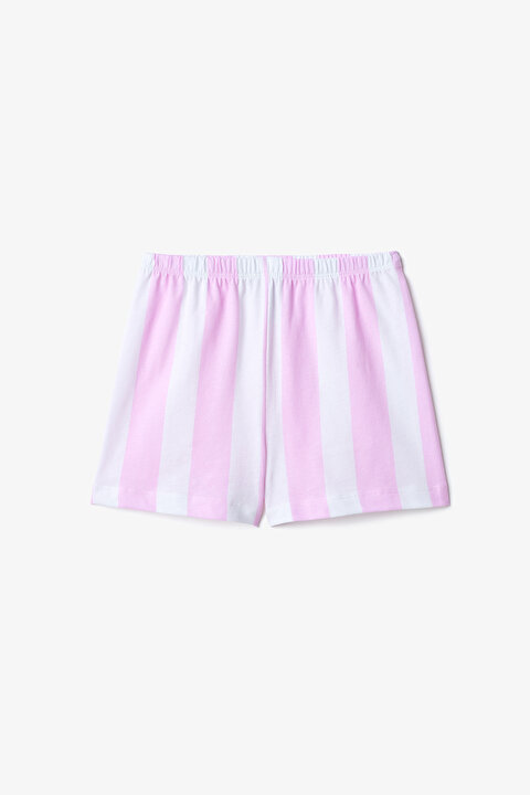 Kız Çocuk Shells Pamuklu 2li Çok Renkli Pijama Takımı - 7