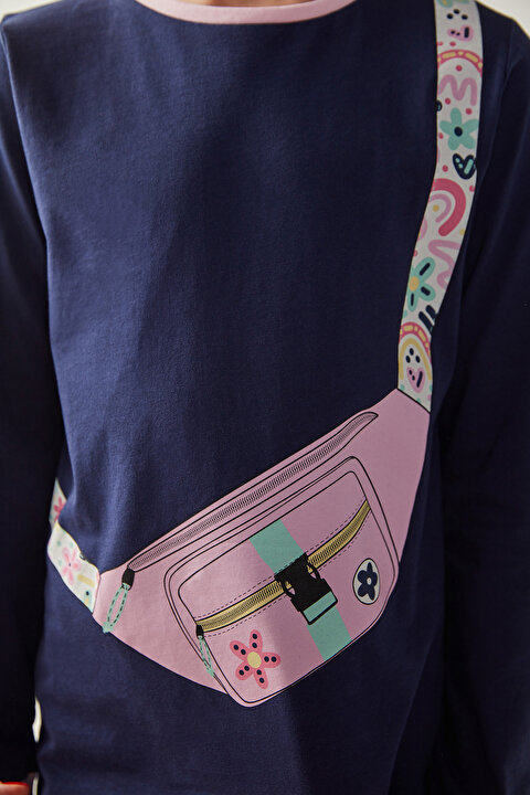 Kız Çocuk College Girl LS Pamuklu 2li Pijama Takımı - 6