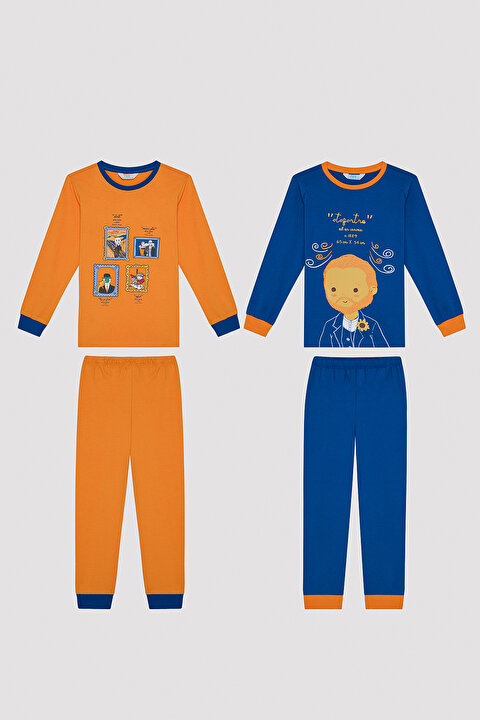 Boys Otoportre Multi Colour 2in1 PJ Set - 7