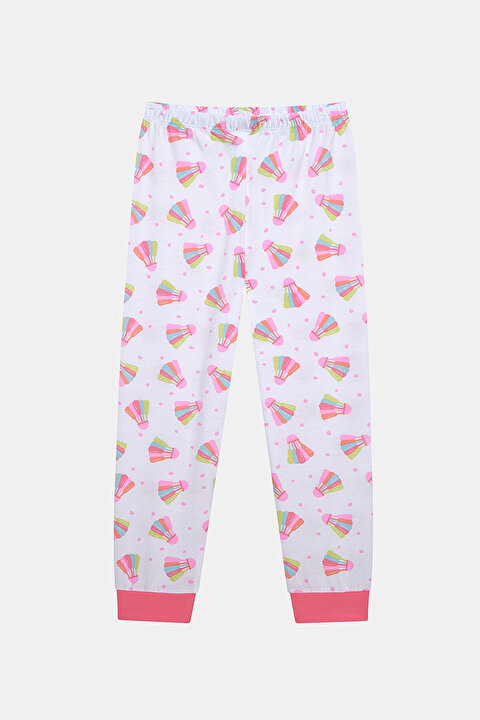 Girls Badminton 2in1 Multi Colour PJ Set - 7