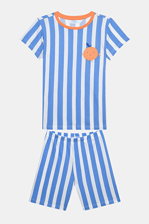 Boys Orange 2in1 PJ Set - 5