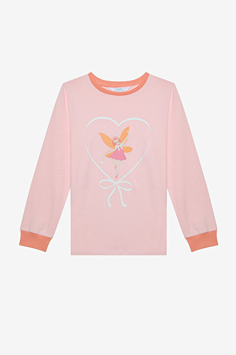 Girls Put On Ribbon 2in1 Multi Colour PJ Set - 3