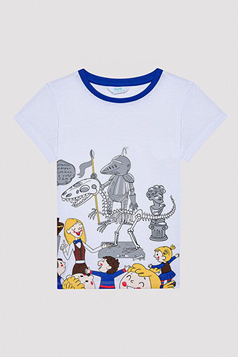 Erkek Çocuk Knight Pamuklu Çok Renkli 2li Pijama Takımı - 3