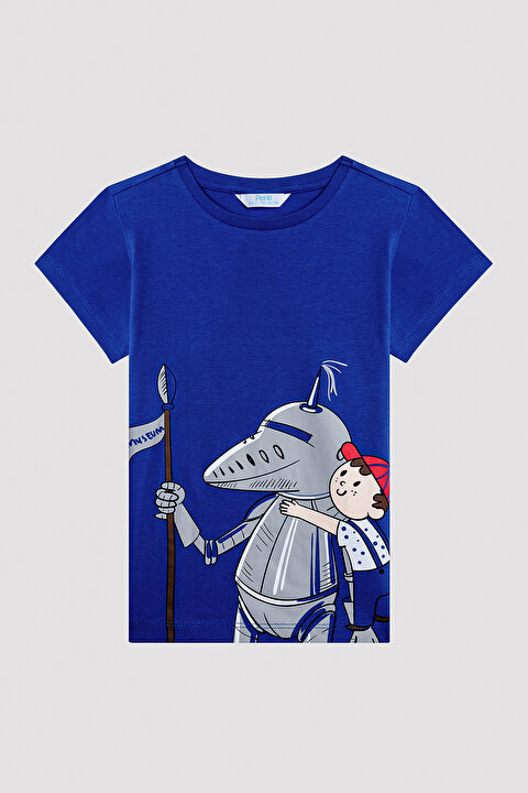 Erkek Çocuk Knight Pamuklu Çok Renkli 2li Pijama Takımı - 6