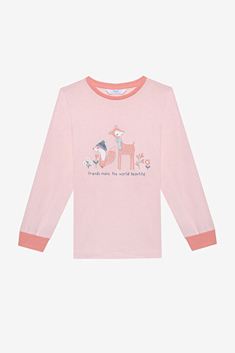 Girls Woodland 2in1 Multi Colour PJ Set - 3