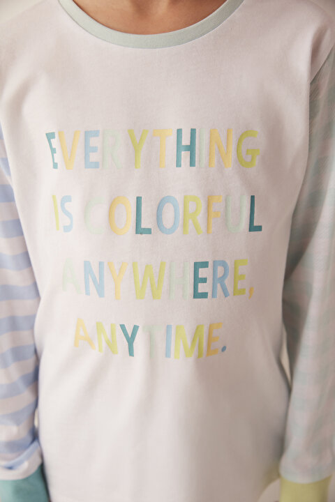 Erkek Çocuk Colorful 4Lü Pijama Takımı - 4