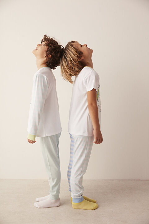 Erkek Çocuk Colorful 4Lü Pijama Takımı - 5