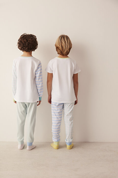 Erkek Çocuk Colorful 4Lü Pijama Takımı - 6