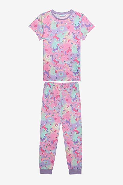 Girls Magical 2in1 Multi Colour PJ Set - 5