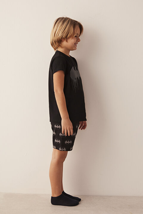 Siyah Batman Dad 2 Pack Pijama Takımı - 4