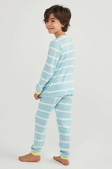 Erkek Çocuk Go Rain Termal LS 2In1 PJ Set - 5