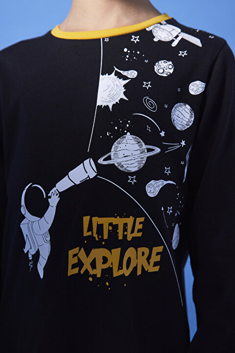 Erkek Çocuk Race to Space 4lü Pijama Takımı - 4