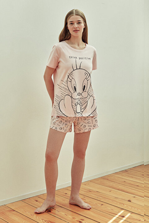 Lic Positive Tweety Şort Pijama Takımı - 5
