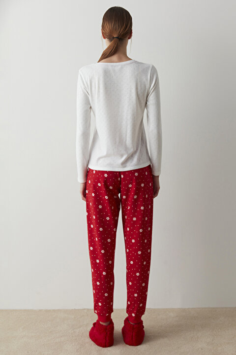 Snow Flakes Pantolon Pijama Altı - 3