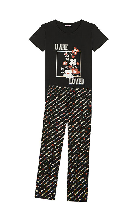 BU4U Loved SS Pijama Takımı - 5