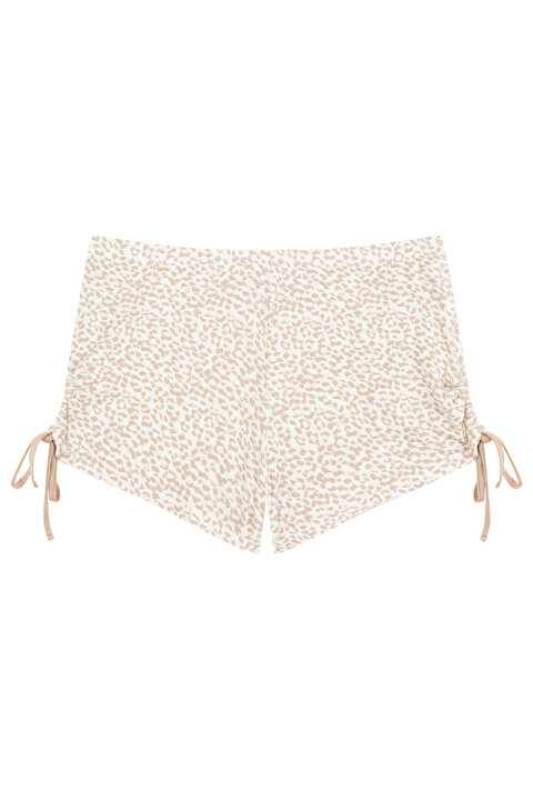 Latte Leopard Atlet Şort Pijama Takımı - 3
