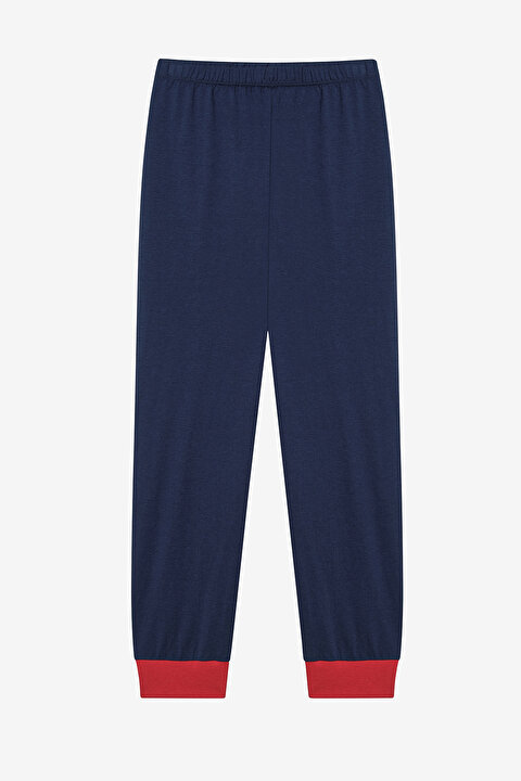 Pamuklu Erkek Çocuk New Year Road 2li Çok Renkli Pijama Takımı - 9