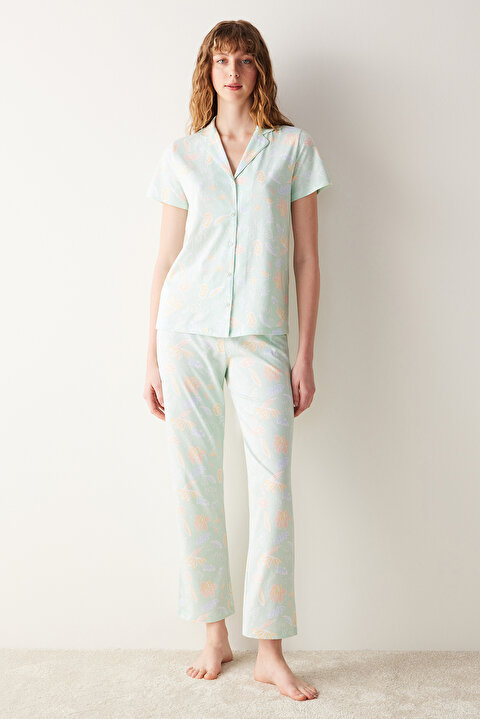 Yumoş Manşetli Pijama Alt 9319 main image 1