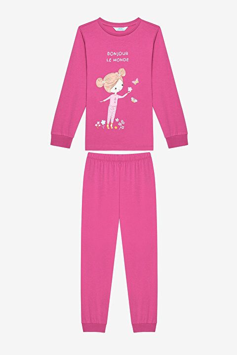 Girls Le Monde 2li Multi Colour PJ Set - 5