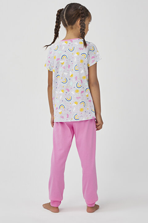 Girls Rainbow 4in1 PJ Set PNWWFDU520SK-MIX - MIX - Penti