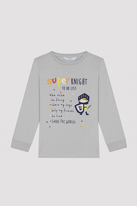 Erkek Çocuk Superknight Pamuklu 2li Pijama Takımı - 10