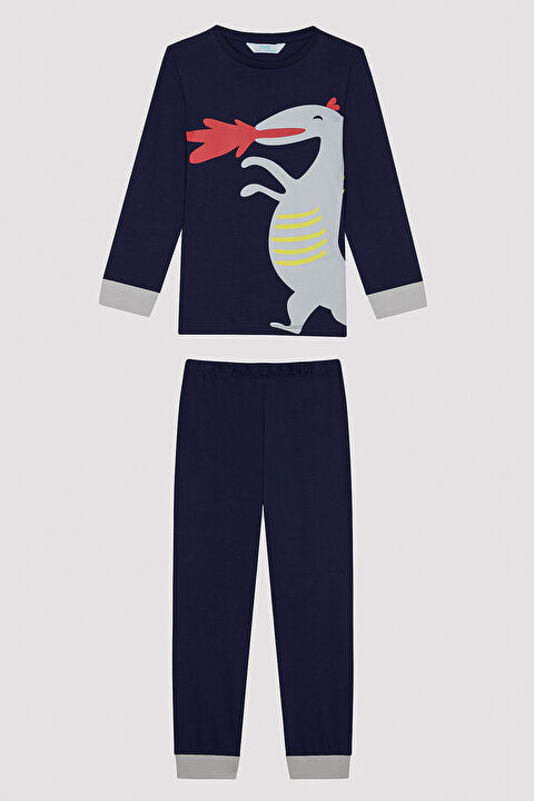 Erkek Çocuk Superknight Pamuklu 2li Pijama Takımı - 12
