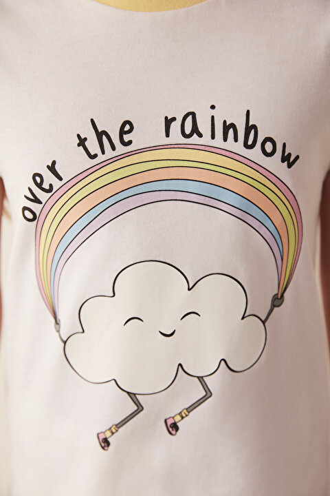Kız Çocuk Colorful 4Lü Pijama Takımı - 4
