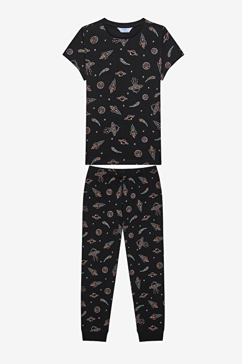 Boys Bubble 2in1 Multi Colour PJ Set - 5