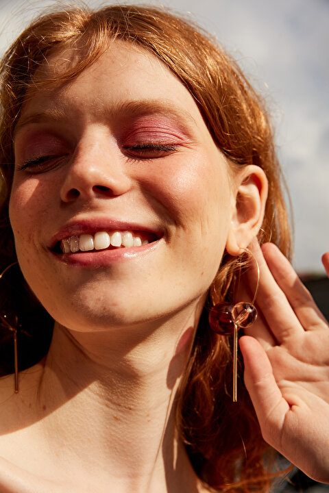 Bel Gold Color Earrings Set - 3