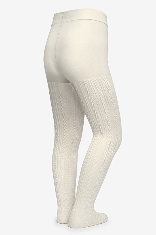 Pretty Knit Külotlu Çorap  - 4