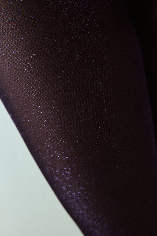 Black Crystal Glow Tights - 4