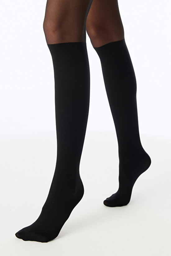 Black Boot Socks-Pentilicious - 4