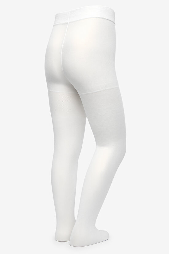 Pretty Tül Beyaz Külotlu Çorap - 3